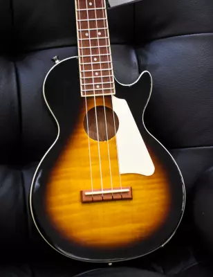 Epiphone - Les Paul Acoustic/Electric Tenor Ukulele - Vintage Sunburst